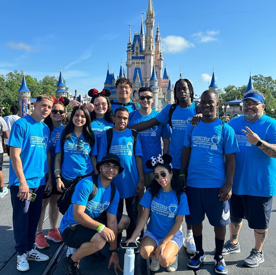 Students at Disney Land