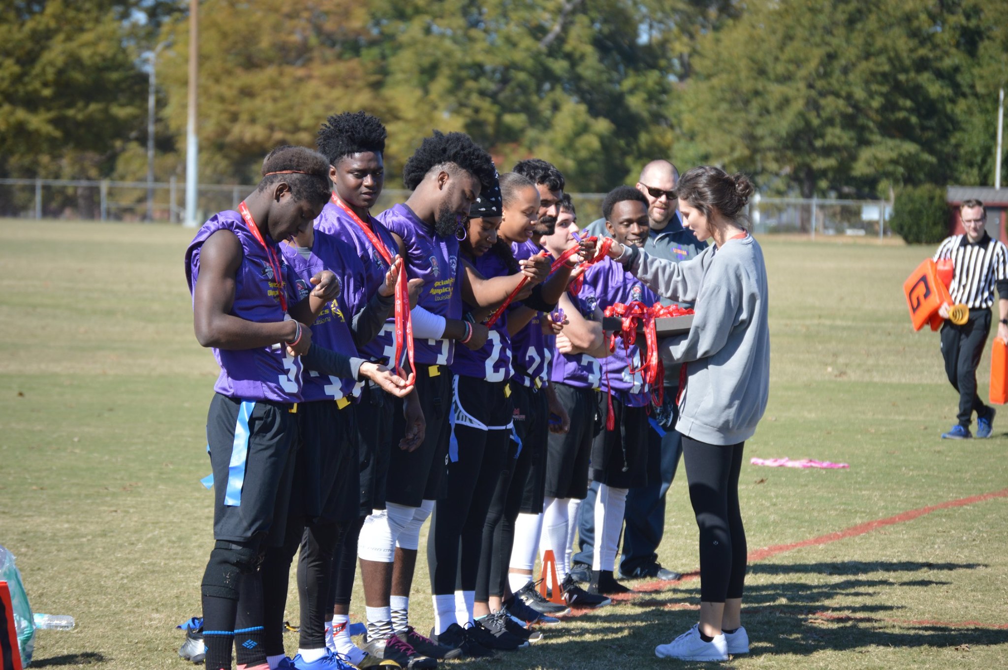 Students Claiming Medals