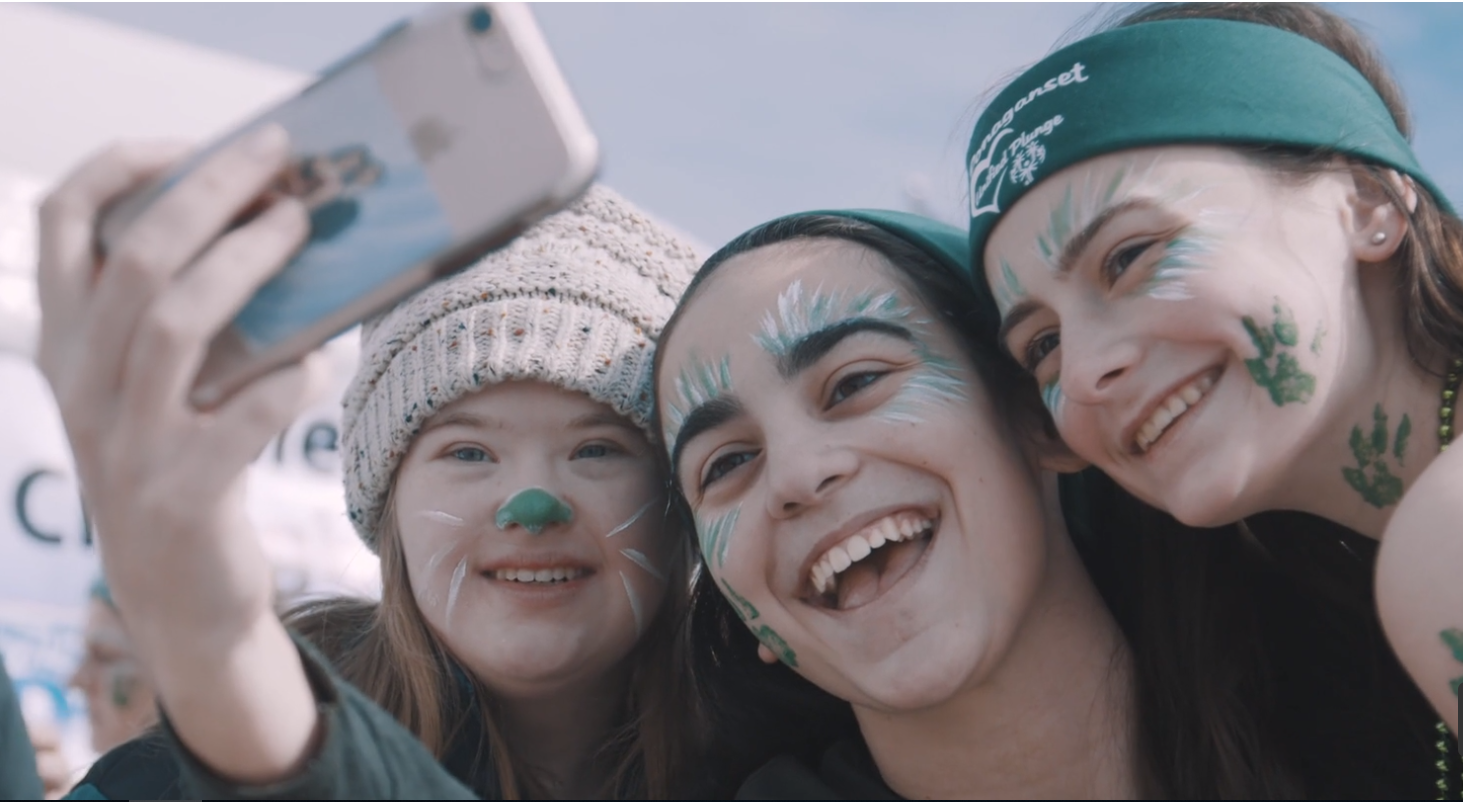 Students Taking a Selfie